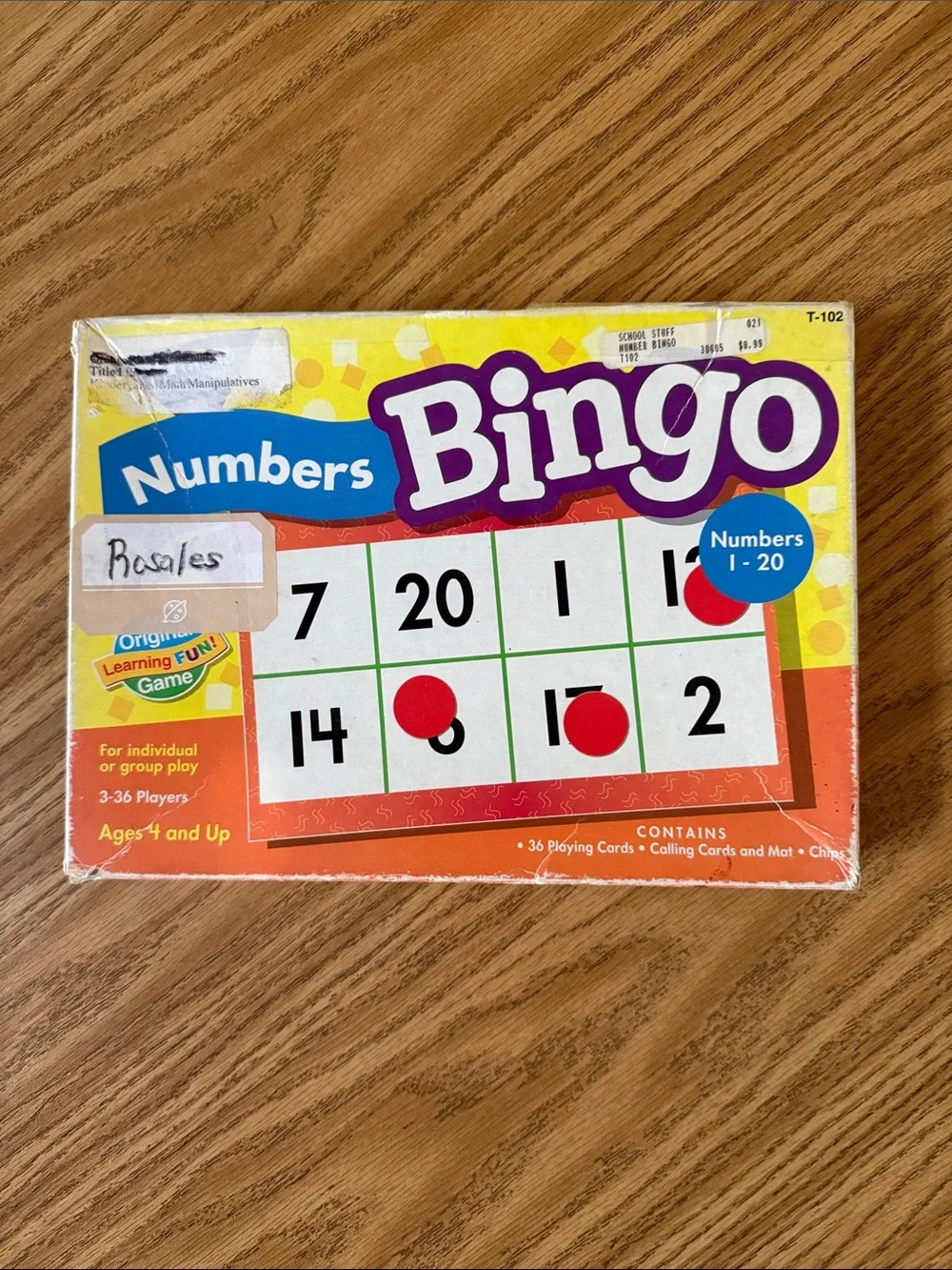 TREND ENTERPRISES BINGO EDUCATIONAL LEARNING SET OF 3 NUMBER ALPHABET SIGHTWORDS